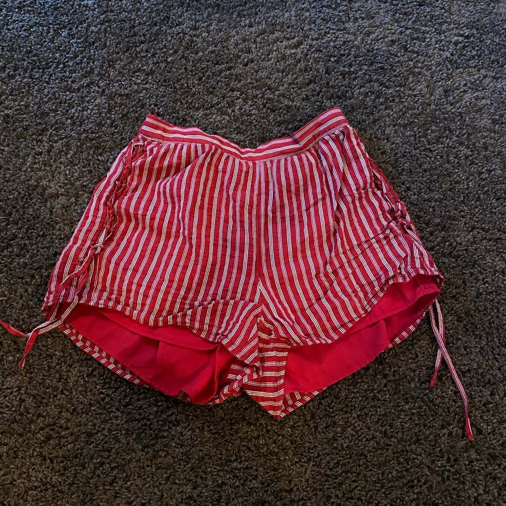 American eagle striped shorts